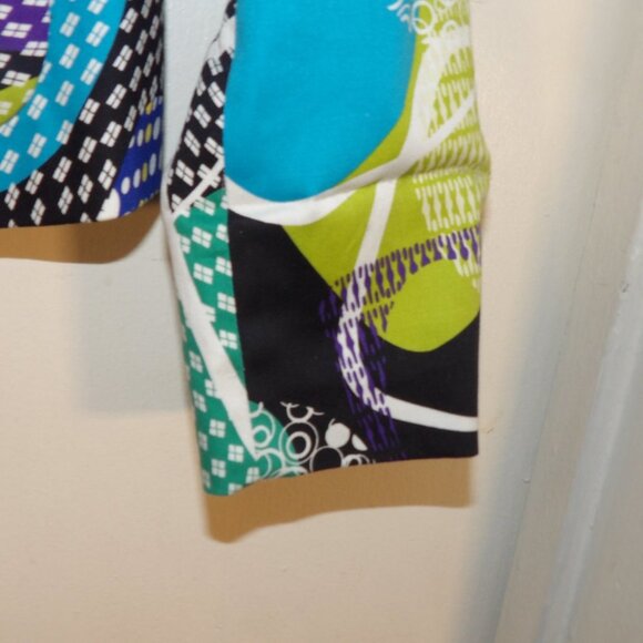 Peter Nygard Colorful Stretch Blazer Sz 8 - Picture 6 of 7